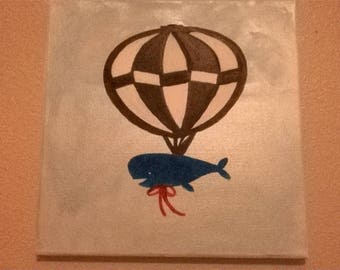 Whale on a Hot Air Baloon
