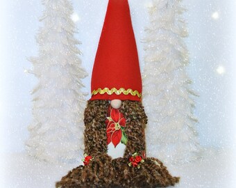 Christmas Nordic Female Gnome, Nordic Tomte, Holiday Nisse, Nordic Gnome, Scandinavian Gnome, Farah