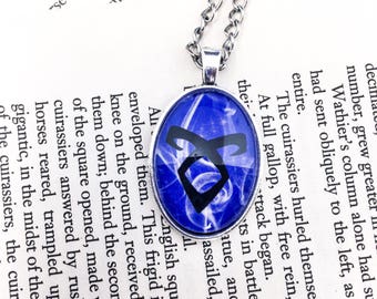 Angelic Rune Necklace - The Mortal Instruments - Cassandra Clare - rune necklace - enkeli rune - jace and clary - city of bones necklace