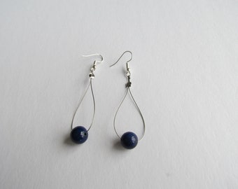 Lapis Lazuli Drop Earrings