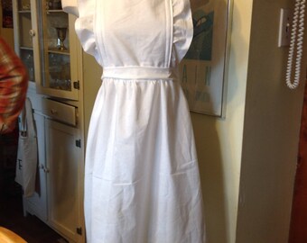 ruffled bib apron ameila orphan maid rennaisance adult size