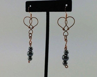 Hemalyke heart earrings