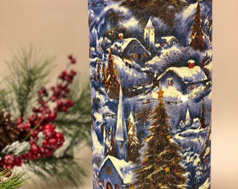 Christmas Light Decoration - Christmas Luminary - Christmas Centerpieces for Tables - Fairy Light Centerpiece - String Light Lamp - Luminary