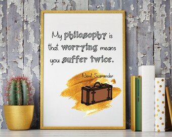 Fantastic Beasts - quote from Newt Scamander