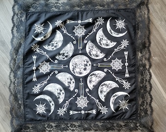 Lunar Chaos Lace Altar Cloth