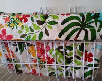 Hula Girl Bike Basket Liner and Tote Bag