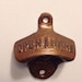 Custom Bottle Opener, Anniversary Gift, Groomsman Gift, Retro style cast iron bottle opener, Bronze, Wedding Gift, Man Cave, Fathers Day