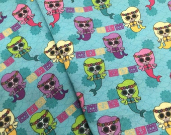 Muertos Mermaids 1/2 yd