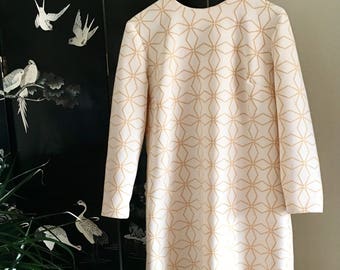 Groovy 1960s Mod Dress Size 12-14