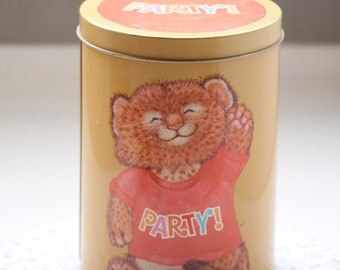 Shirt Tales Tin or Canister, Cheinco housewares - Hallmark Party