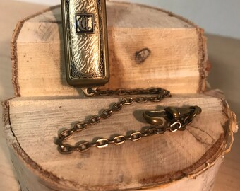 Antique Hickok Beltogram Watch Fob Chain