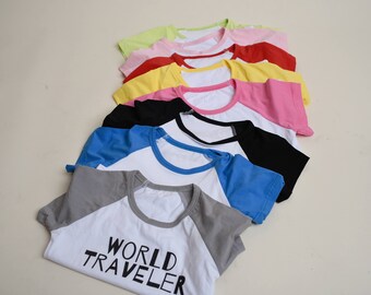 World Traveler Kids T Shirt