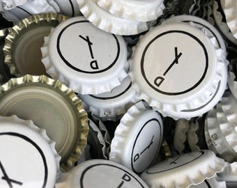 100 ((NO DENTS)) Beer Bottle Caps, Beer Bottle Caps, Beer Bottle Caps, Bottle Caps for Craft Supplies, Beer Map, Beer Crafts