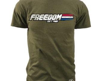 Black Ink Men's Freedom Joe - "Freedom Isn't Free" American Pride T-Shirt (MT701)