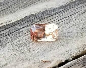 Oregon Sunstone Emerald Cut
