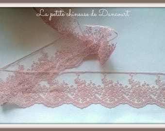 Pink wild rose lace