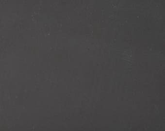 Coupon of genuine leather black calfskin leather