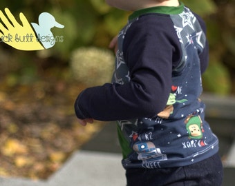 Roller Coaster Tee PDF Pattern