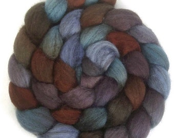 Handpainted Heathered BFL Roving - 4 oz. DURANGO - Spinning Fiber