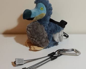 Dodo Rock Climbing Chalk Bag made from a child's plush toy