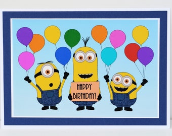 Minion card | Etsy