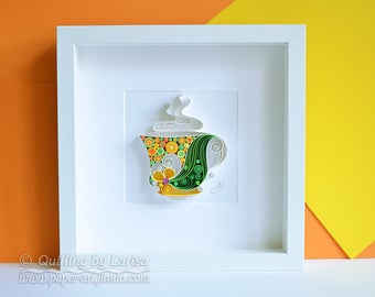 Quilling Paper Wall Art - Have a nice day!
