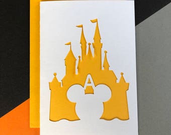 Disney Castle Birthday Card