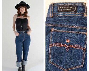 DIOR High Waist Jeans- 27, Designer Denim, Designer Vintage