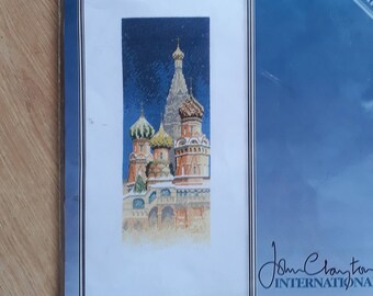Heritage Stitchcraft St. Basil's Cathedral Counted Cross Stitch Kit, St. Basil's Cathedral Cross Stitch Kit, John Clayton International