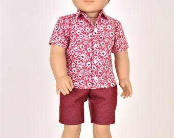 18 inch Boy Doll Clothes Shirt