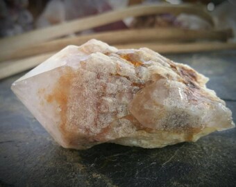 Quartz Crystal Candle Cluster Pineapple Quartz
