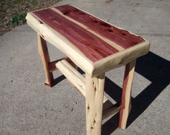 Cedar Log frame entry table