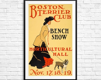 Pet gift, Boston Terrier, City of Boston, Bostonian, Boston Terrier gifts, Boston Terrier art, Boston posters, boston terrier fans, dog gift
