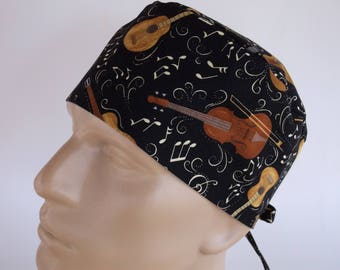 Wood Instruments Men's Surgical Scrub Hat with sweatband option - scrub cap, bakers hat,f-900