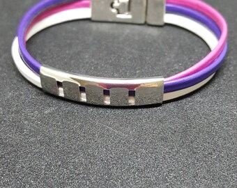 Wristband leather "LOLLYPOP"