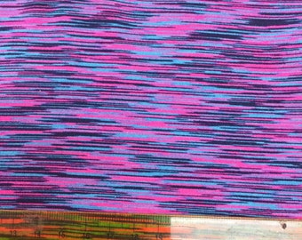 Gorgeous Color Variegated SPACE DYE high-performance yoga/legging fabric