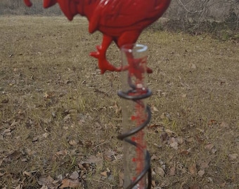 Red Rooster with Character