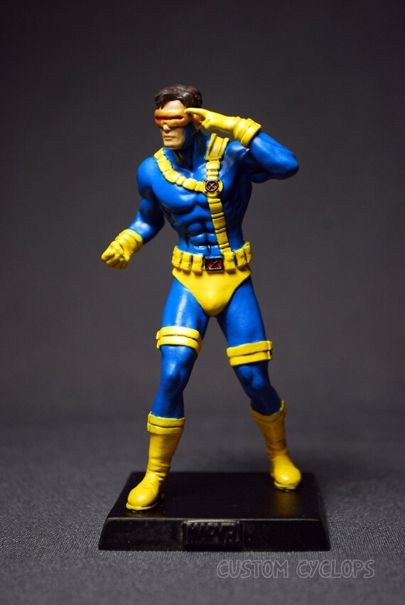 Custom CYCLOPS Scott Summers X-MEN in Eaglemoss Classic