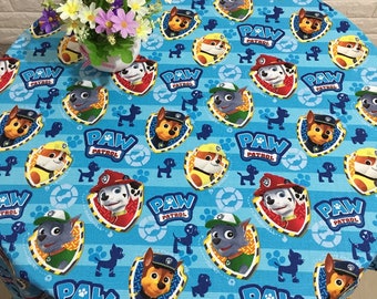 100x110cm/39"x43" Paw Patrol Cotton Plain Fabric