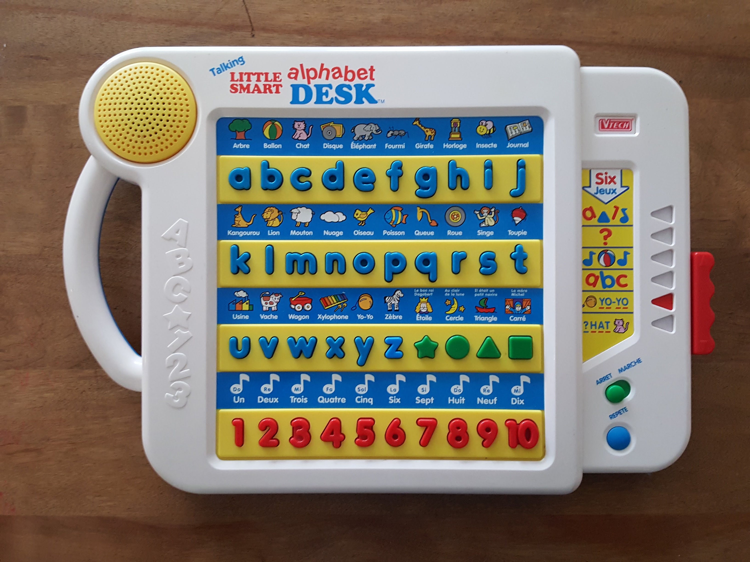 vtech talking alphabet desk