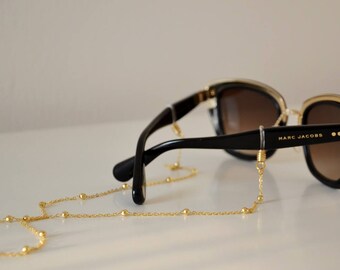 GOLD SUNSHINE II shadeloops // eyeglass chain, eyeglass holder, eyeglass leash, eyeglass holder, glasses chain, brillenkette, shadeloops