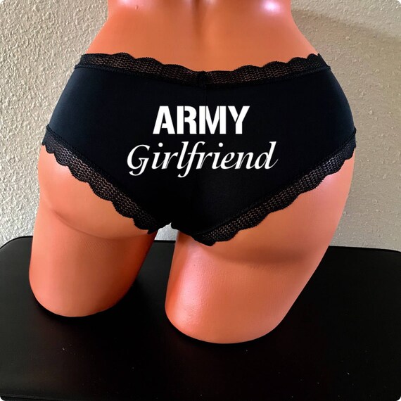 ARMY Girlfriend black cheeky panty