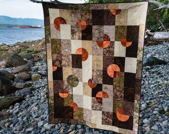 Desert Sun Quilt Pattern - Modern quilt pattern, Contemporary quilt pattern
