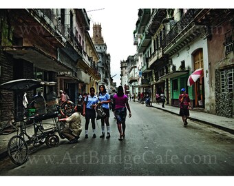 Cuba 24, Fine Art Print Black & White or Color A3/A4/A5 Size