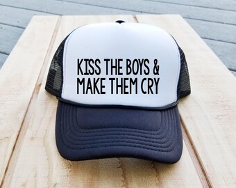 Kiss The Boys Trucker Hat