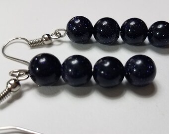 Glass Sparkle Beaded Earrings