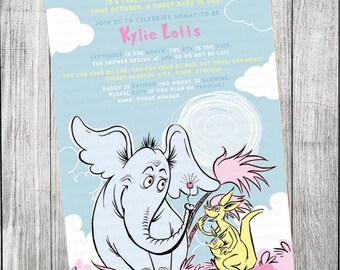 Dr seuss baby shower | Etsy