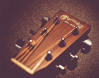 Martin & Co. Guitar Headstock Photograph