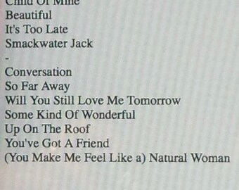 Carole King-"Live @ The Troubadour"-5-18-1971