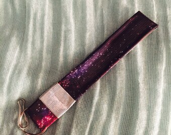 Galaxy Duct Tape Keychain